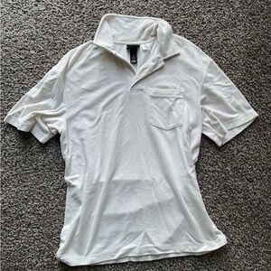 White Terry Cloth H&M Polo - Small